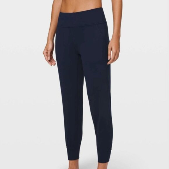 Women’s Lululemon True Navy Blue Align High-Rise Jogger *Full Length Size 4 - Picture 1 of 4